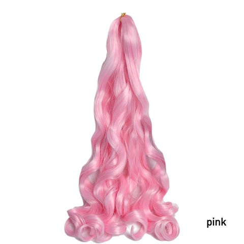 New French Curls Braiding Hair