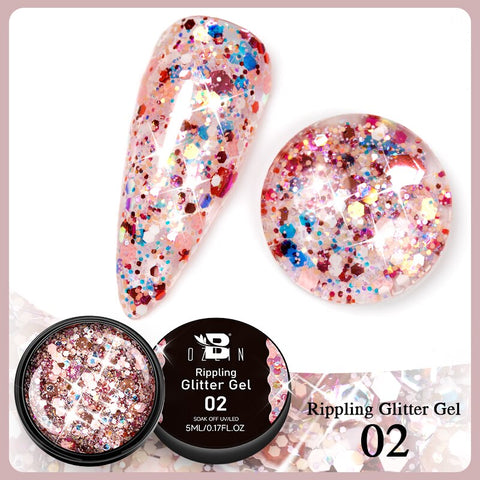 New Chameleon Flake Gel Nail Polish