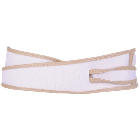 Women Dress Leather Bowknot Wide Belts