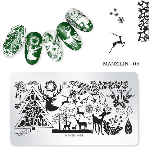 New Nails Art Stencil Stamp Tools
