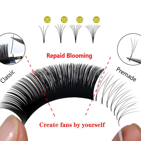 New Lashes Premade Volume Fans Eyelash
