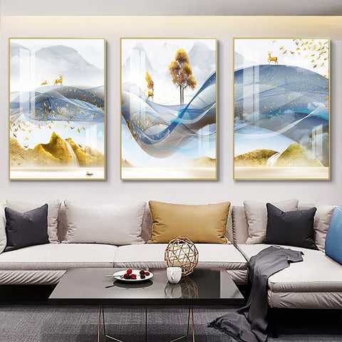 Abstract Landscape Wall Art Canvas Paintings