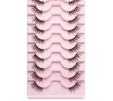 YSDO 3/5/10 Pairs Natural Half Eyelash