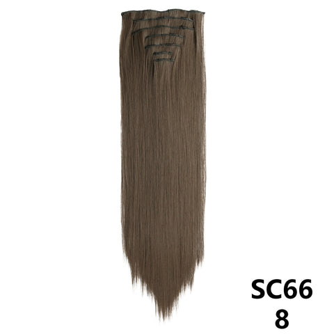 New Long Straight Natural 16 Clip