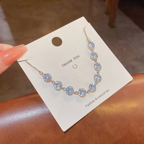 Women Luxury Moonstone Crystal Stars Bracelet