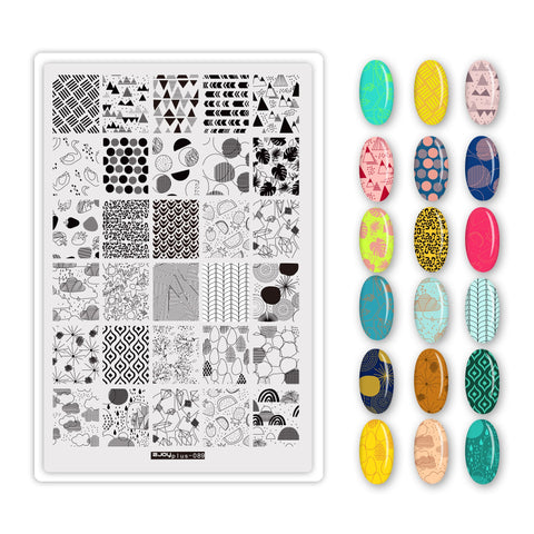 1Pcs Alphanumeric Nail Art