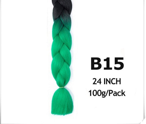 24 Inch Jumbo Braid Ombre Jumbo Hair Extension