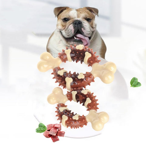 Dog Bone Sharp Teeth Cleaning Chew Toy