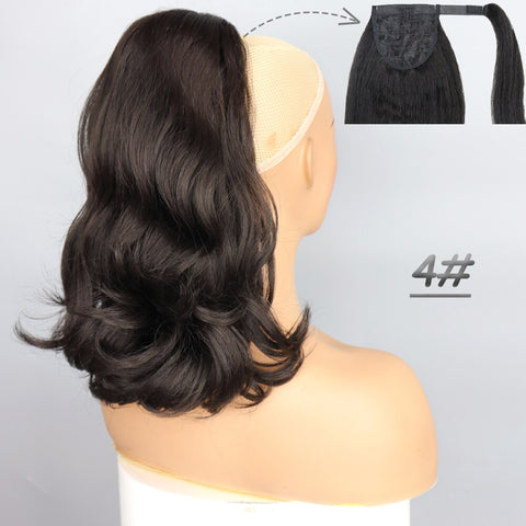 2 Plastic Comb Drawstring Ponytail Hair Extension