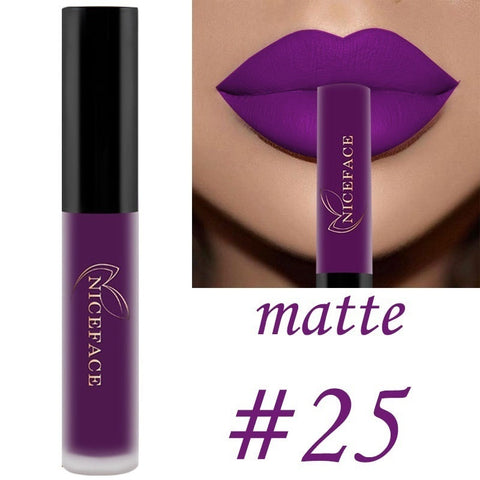 Lip Gloss 25 Colors Nude Matte