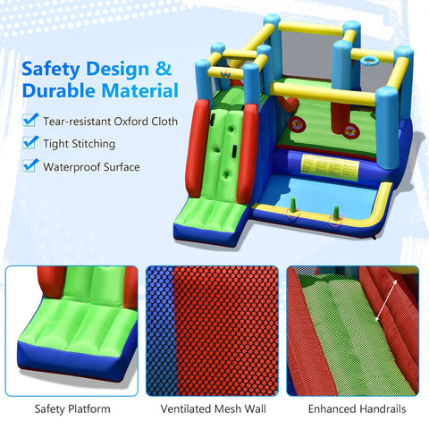 8-in-1 Kids Inflatable Bouncer