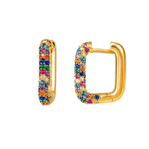 New Women Hoop Dangle Earrings