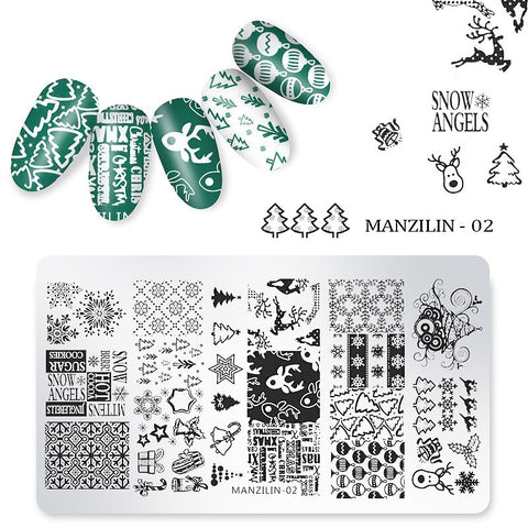 New Nails Art Stencil Stamp Tools
