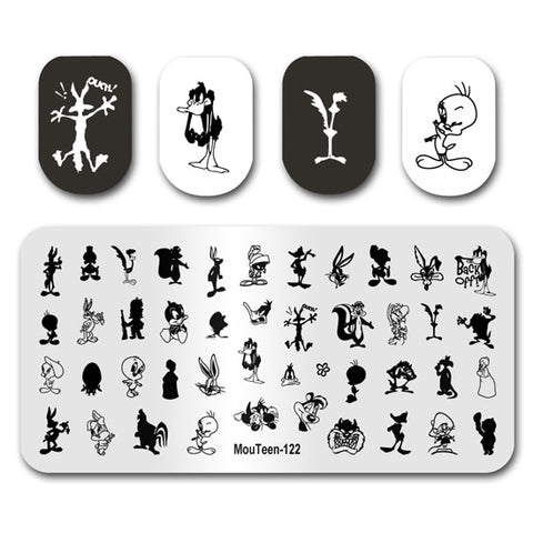 New Nail Plates Stamp King Manicure Set