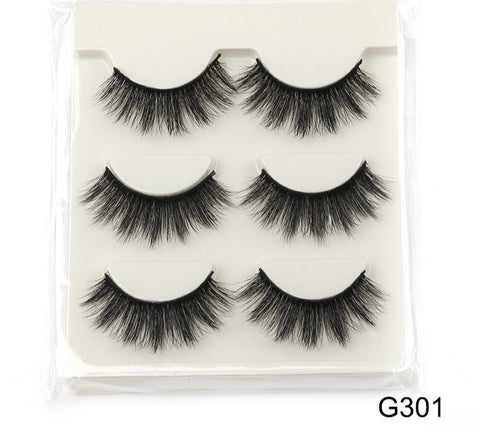 YSDO 3/5/10 Pairs Natural Half Eyelash
