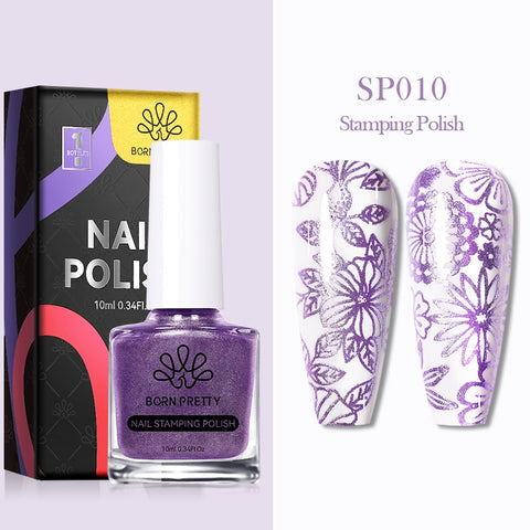 10ml 25 Colors Nail Stamping Polish