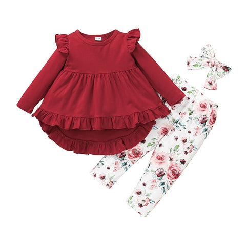 Baby Girls Flower Clothing Sets