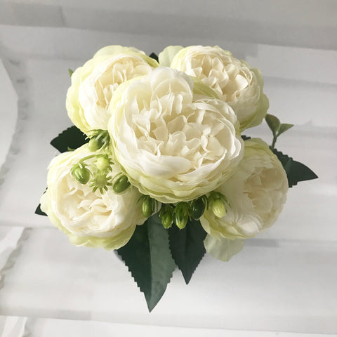 30cm Rose Pink Silk Peony Artificial Flowers