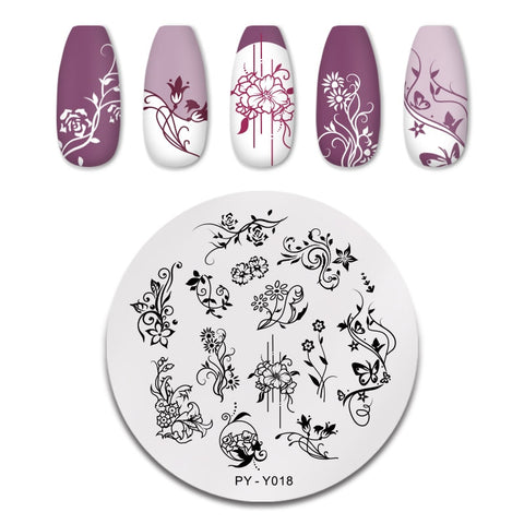 New Geometry Nail Stamping Plates