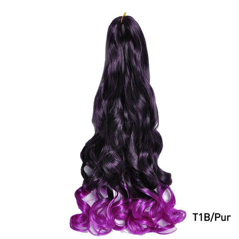 New French Curls Braiding Hair