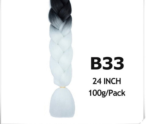 24 Inch Jumbo Braid Ombre Jumbo Hair Extension