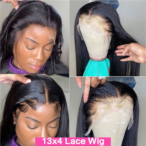 HD Transparent 13x4/13x6 Straight Lace