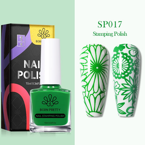 10ml 25 Colors Nail Stamping Polish