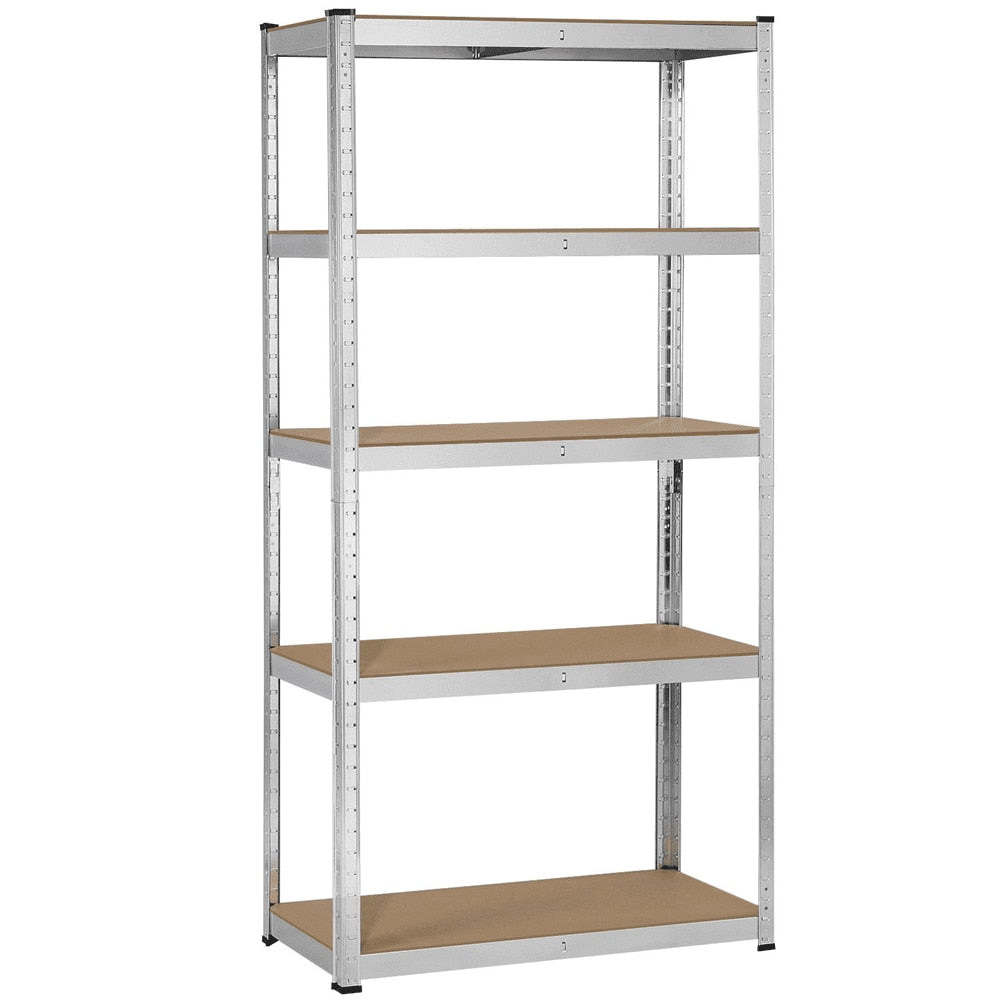 5 Shelf Heavy Duty Metal Adjustable Utility Storage Shelf