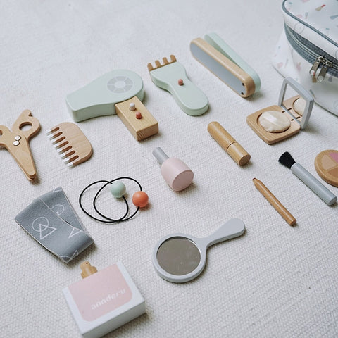 NEW Children Wooden Simulation Makeup Toy Set