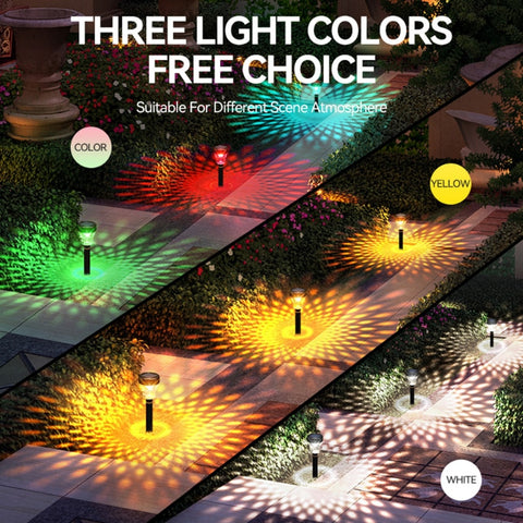 Solar Outdoor Lights New Garden Lamps Powered Waterproof