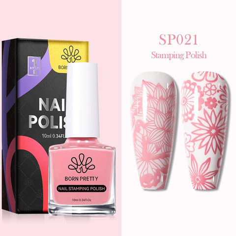 10ml 25 Colors Nail Stamping Polish