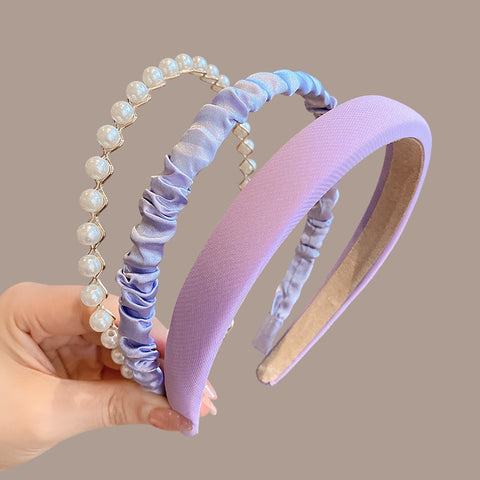 3/6/8PCS Set Fashion Women Cloth Hair Bands