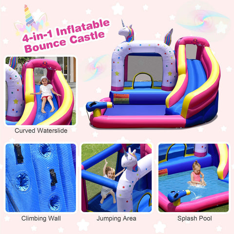 Kids Bounce Castle w/ 480W Air Blower
