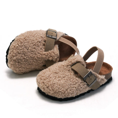Baby  Warm Fuzzy Slipper Plush Sandals