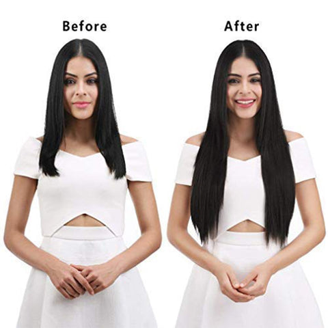 New Long Straight Natural 16 Clip