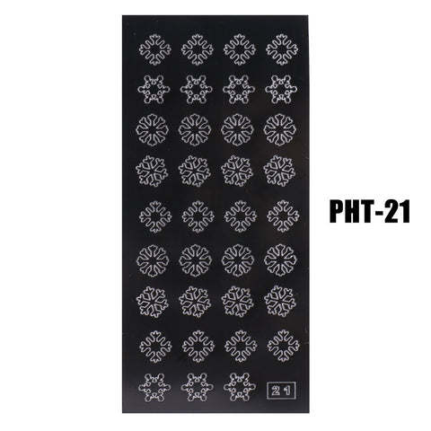 New Heart Butterfly Star Nail Stickers