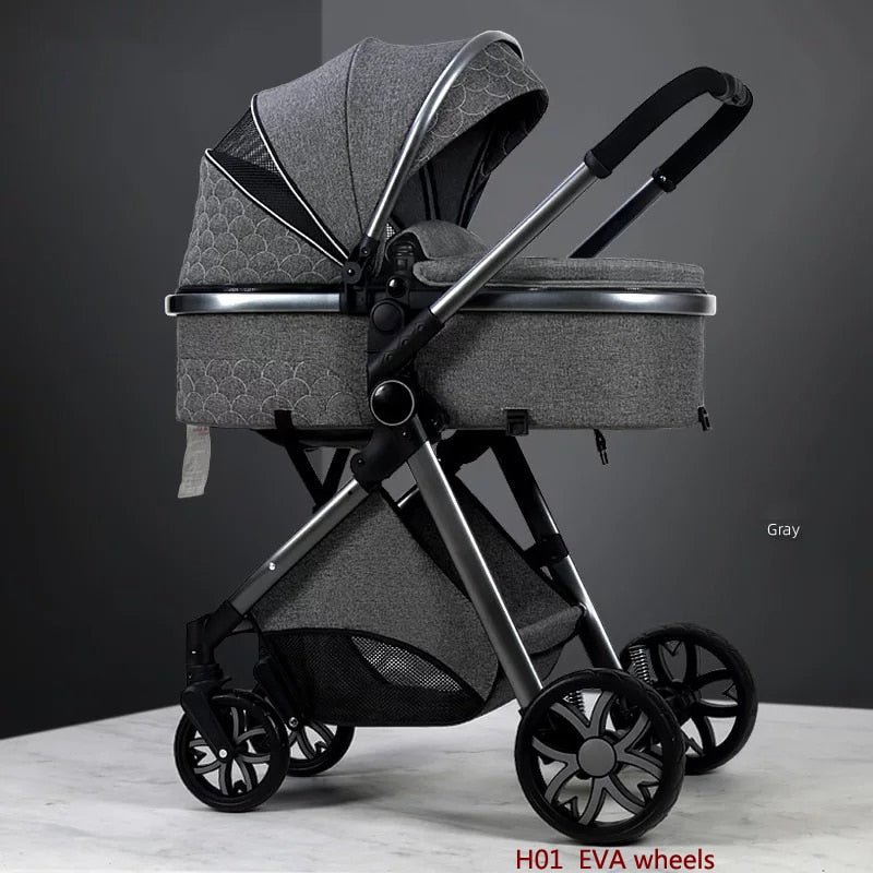 2023 New Baby 3 in 1 High Landscape Stroller