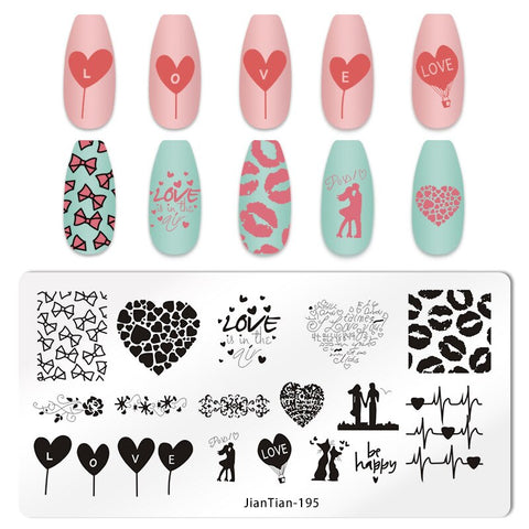 New Nails Art Stencil Stamp Tools
