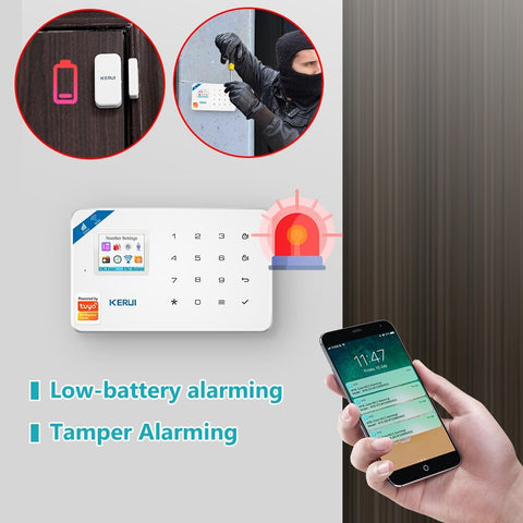 Tuya Smart WIFI GSM Security Alarm