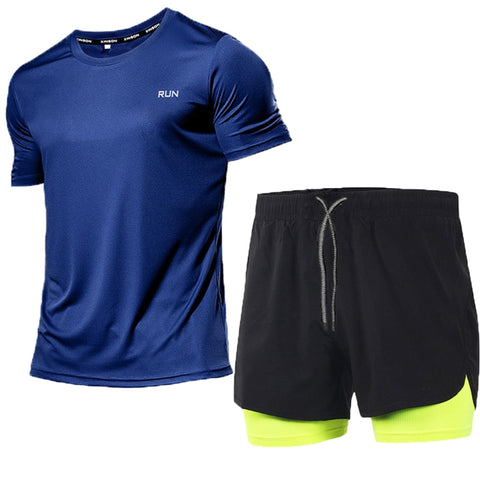 Men Sports Training Running Sets