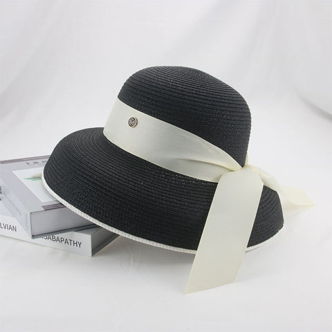 Women Beach Hepburn style Bucket Hat