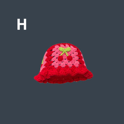 2023 Flower Crochet Bucket Hat