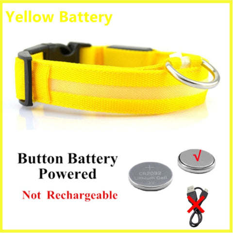 New LED Glowing Dog Collar