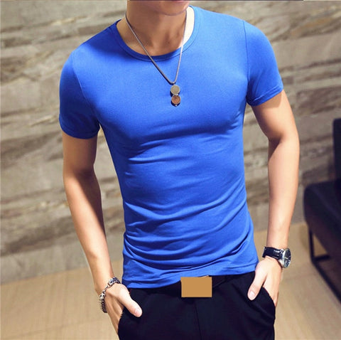 Men Fitness V neck T-shirts