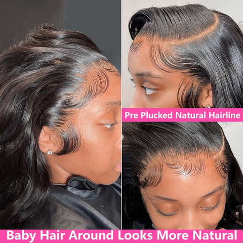 5X5 Transparent Lace Front Closure Human Hair