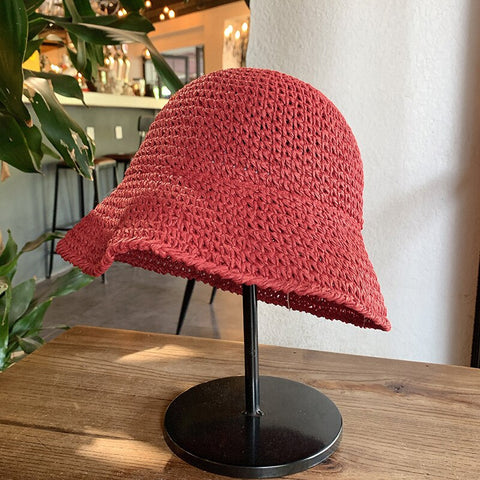 2022 Summer New Folding Straw Hat