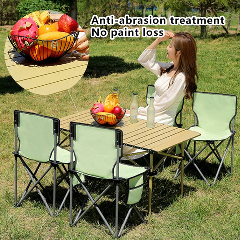 New Portable Folding Camping table Chairs set