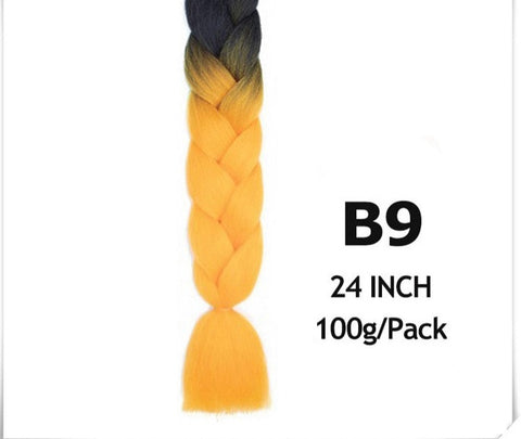 24 Inch Jumbo Braid Ombre Jumbo Hair Extension