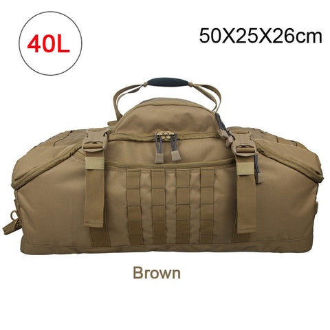 40L 60L 80L Men Army Sport Gym Bag
