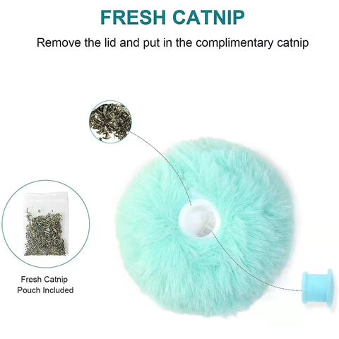New Interactive Ball Plush Electric Catnip Training Toy